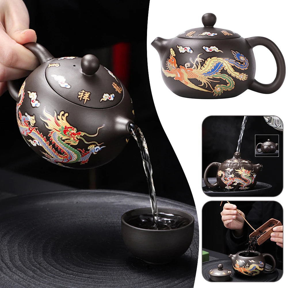 250Ml Color-Changing Purple Clay Tea Pot