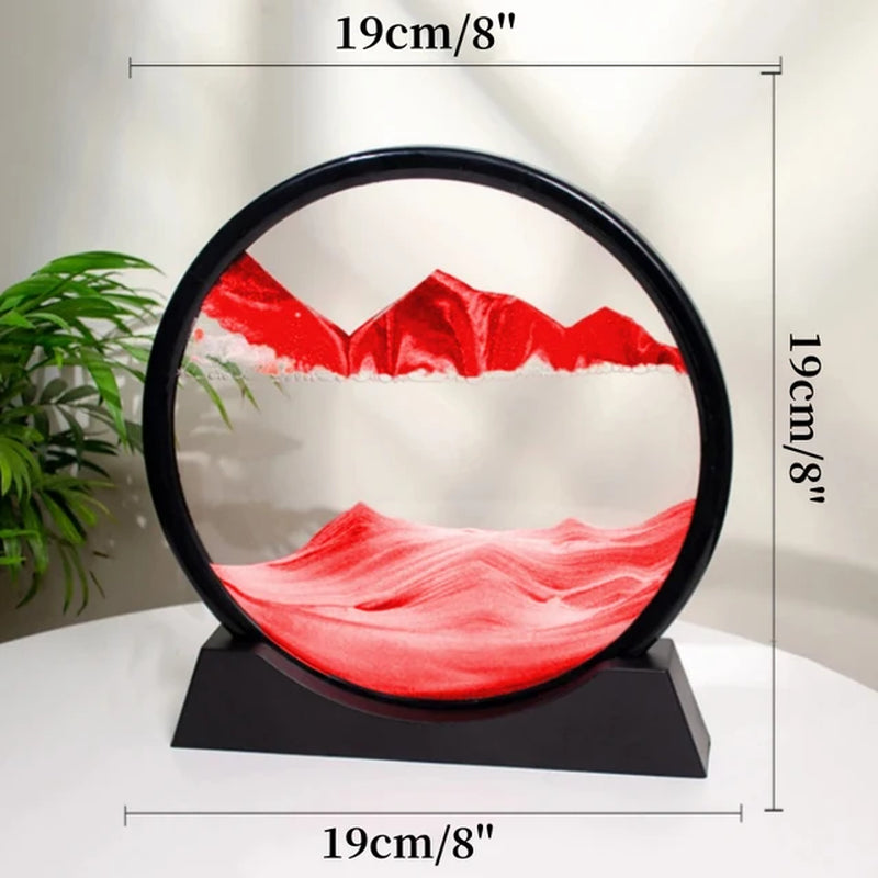 7-Inch 3D Sand View Dynamic Display Motion Sand Painting