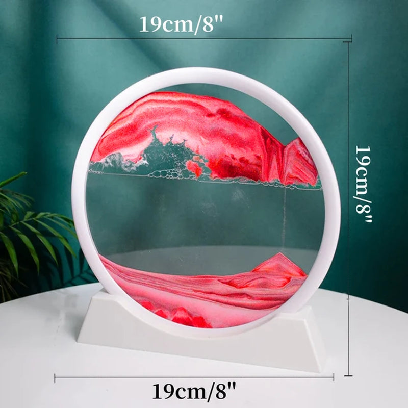 7-Inch 3D Sand View Dynamic Display Motion Sand Painting