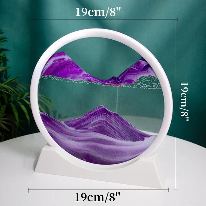 7-Inch 3D Sand View Dynamic Display Motion Sand Painting