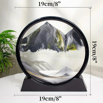 7-Inch 3D Sand View Dynamic Display Motion Sand Painting