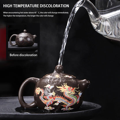 250Ml Color-Changing Purple Clay Tea Pot