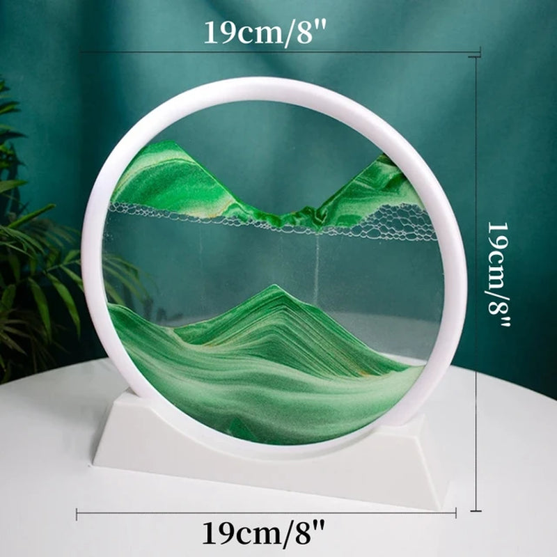 7-Inch 3D Sand View Dynamic Display Motion Sand Painting