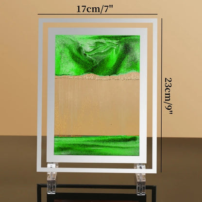 7-Inch 3D Sand View Dynamic Display Motion Sand Painting