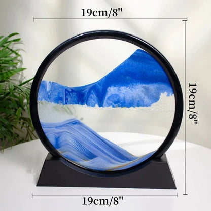 7-Inch 3D Sand View Dynamic Display Motion Sand Painting