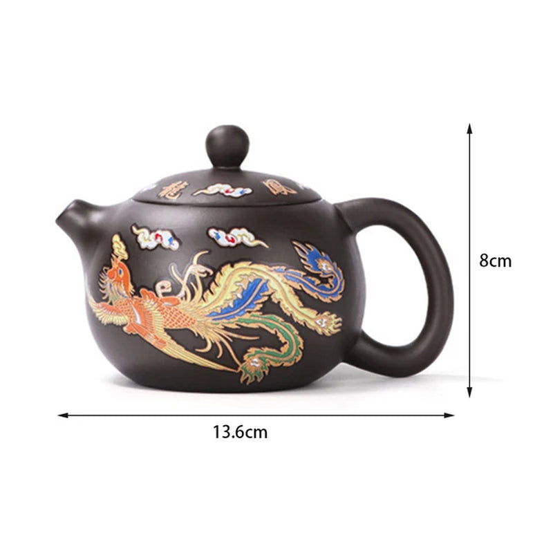 250Ml Color-Changing Purple Clay Tea Pot