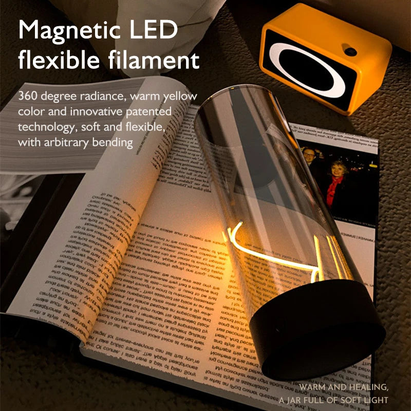 Magnetic Filament Cordless Table Lamp